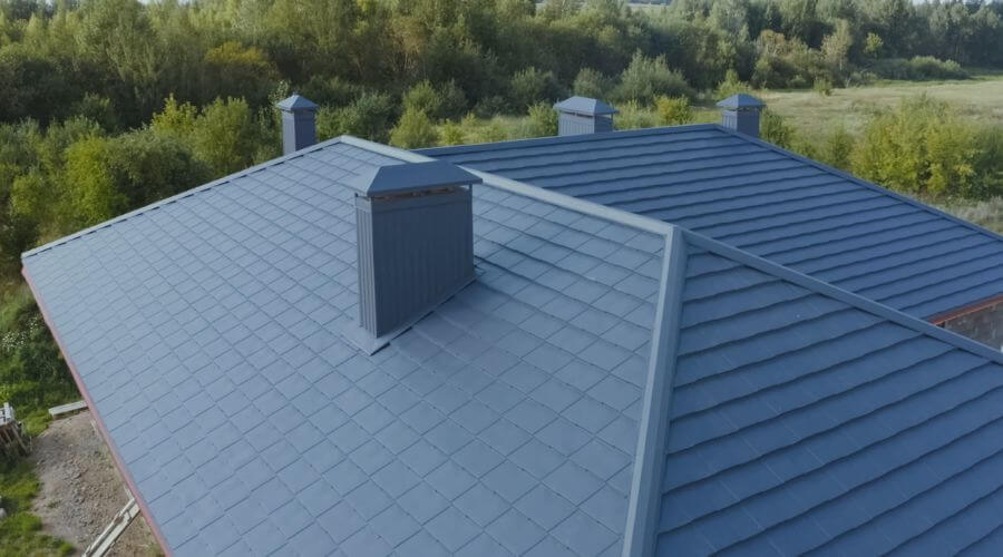 Professional metal roof installation in Wells, MI